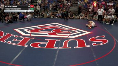 120 lbs Semifinal - Rocklin Zinkin, CA vs Johnathon McGinty, NJ