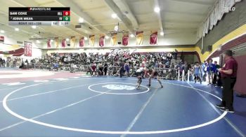 138 lbs Champ. Round 2 - Sam Coxe, Hillcrest vs Josue Mejia, Valley View