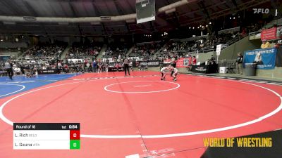 40 lbs Round Of 16 - Lukas Gauna, WolfPack Wrestling Academy vs Lincoln Rich, Belding