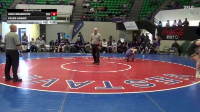 152 lbs Finals (8 Team) - Caleb Adams, Springville vs Josh Draskovic, Scottsboro
