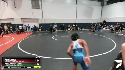 100 lbs 1st Place Match - Amir Jones, Sentinels Wrestling Academy vs Alexander Keyes, Texas Elite Wrestling Club