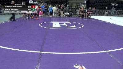 285 lbs Consolation - Clayton Whitenight, Berwick vs Justin Williams, West Chester