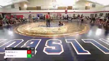 55 lbs Rr Rnd 3 - Matthew Cerros Jr, EAC W.E. vs Immanuel Morales, Indiana Outlaws White