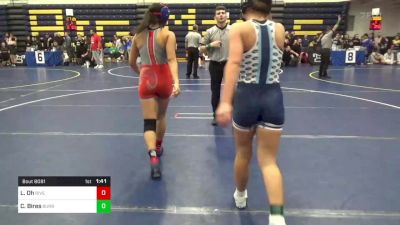 124 lbs Round Of 16 - Lily Oh, Riverside-VA vs Carmen Bires, Burrell