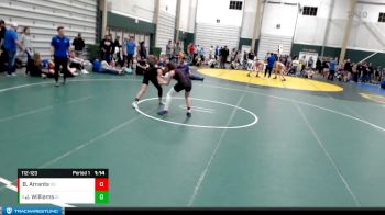 112-123 lbs Cons. Round 3 - Jordan Williams, Grand Island vs Bella Arrants, GI Grapplers
