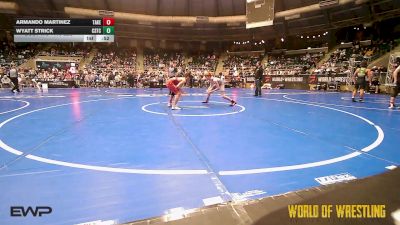 110 lbs Consi Of 8 #1 - Armando Martinez, Takedown City Wrestling Club vs Wyatt Strick, CircleS Training Center