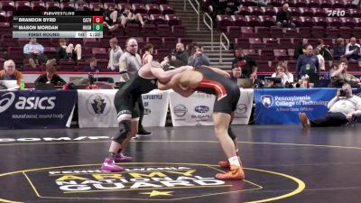 160 lbs First Round - Brandon Byrd, Cathedral Prep vs Mason Mordan, Hughesville