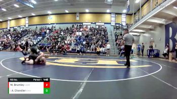 190 lbs. Cons. Semi - Abby Chandler, Northwest vs Mariyah Brumley, Lebanon