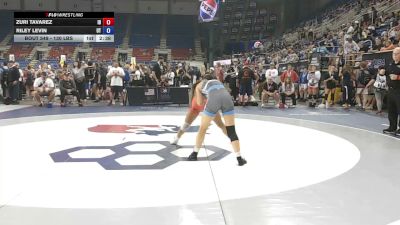 130 lbs Champ. Rd Of 64 - Zuri Tavarez, Idaho vs Riley Levin, Utah