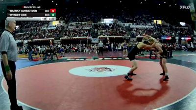 Quarterfinal - Nathan Gunderson, Choteau vs Wesley Cox, Big Sandy