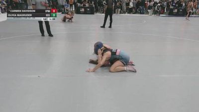 125 lbs Champ. Rd Of 32 - Carmen Davidson, Open Mats vs Olivia Magruder, DC Elite