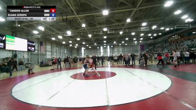 126 lbs Semis - Zander Allen, NWWC vs Elijah Joseph, South West Washington Wrestling Club