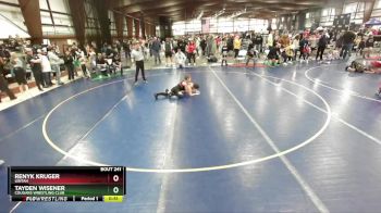 76 lbs Cons. Round 3 - Tayden Wisener, Cougars Wrestling Club vs Renyk Kruger, Uintah