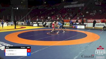 65kg Quarterfinal - Liam Gorton, Coast Wrestling Academy vs Tristian Lo Greco, Mariposa WC