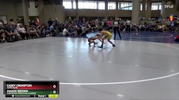 105 lbs Round 3 - Mason Brown, Darkhorse Wrestling Academy vs Casey Crumpton, Alpha Elite