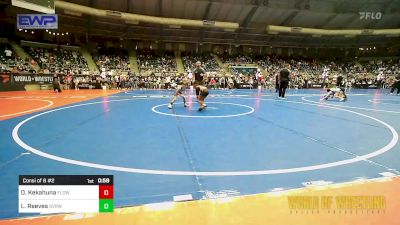 43 lbs Consi Of 8 #2 - Dax Kekahuna, Flow Academy Honolulu, HI vs Leland Reeves, Steel Valley Renegades