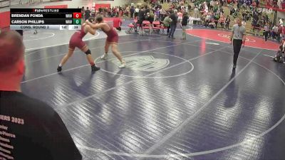 215 lbs Cons. Round 3 - Brendan Fonda, White River vs Carson Phillips, White River
