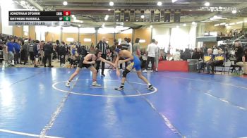 120 lbs Consi Of 4 - Jonothan Stowik, Cumberland vs Shyheim Russell, North Providence