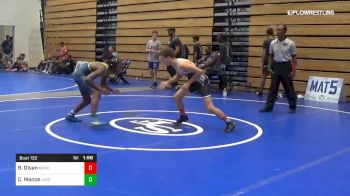 113 lbs Round Of 32 - Brandon Olsen, McDonough High/Compound vs Christopher Mance, Lovett / The Wrestling Center