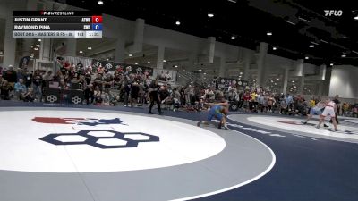 Masters B FS - 88 lbs Cons. Round 5 - Justin Grant, Athlos Wrestling vs Raymond Pina, Sunnyside Wrestling Club