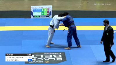 FABRICIO ANDREY BATISTA JUNIOR vs SHANE JAMIL HILL-TAYLOR 2021 World Jiu-Jitsu IBJJF Championship