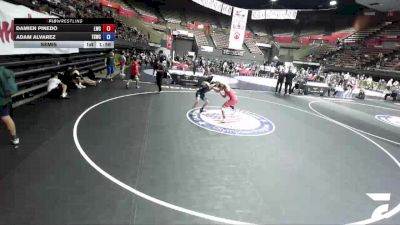 132 lbs Semis - Damien Pinedo, Legacy Wrestling Center vs Adam Alvarez, Team Selma Wrestling Club