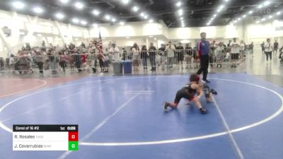 46 lbs Consi Of 16 #2 - Roman Rosales, Tucson Cyclones vs J'onnis Covarrubias, Shafter Youth Wrestling
