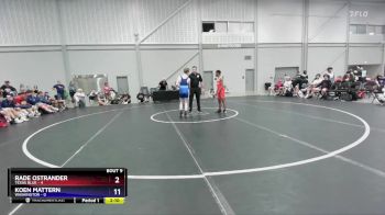 100 lbs Round 3 (8 Team) - Aaron Micheals, Texas Blue vs Casey Watts, Washington