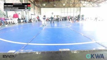 98 lbs Rr Rnd 3 - Mia Arnold, Sperry Wrestling Club vs Aydreana McClain, Berryhill Wrestling Club