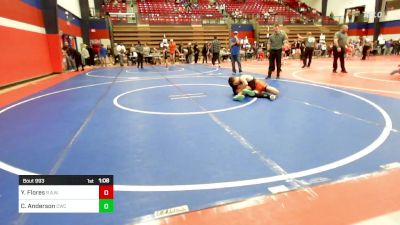 106 lbs Semifinal - Yareli Flores, R.A.W. vs Calib Anderson, Cowboy Wrestling Club