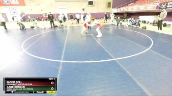 143-143 B Round 1 - Jacob Bell, Inland Elite Wrestling Club vs Gabe Kohler, Frisco Wakeland High School Wrestling