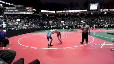 130 lbs Champ. Round 2 - Cole Haines, CMW2 vs Ethan Watters, ELR1
