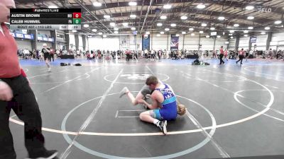 113 lbs Consi Of 8 #2 - Austin Brown, MO vs Caleb Hummel, PA