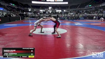 1A-4A 132 5th Place Match - Andy Maroyka, St. John Paul II vs Baron House, Pleasant Valley