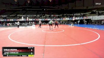 215 lbs Placement (16 Team) - Emelio Messina, Delaware Military Academy vs James Cornelius, Cox