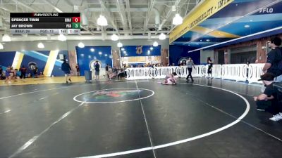 150 lbs Round 3 (8 Team) - Spencer Timm, Braves WC vs Jay Brown, Panhandle Gator Dogs