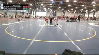 107 lbs Rr Rnd 3 - Samantha Van Der Weken, 5forty Lady Brawlers II vs Marlowe Donato, Elite NJ Black