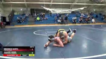 165 lbs Champ. Round 2 - Hunter Andel, Garretsville Garfield vs Brodrick Barth, Fremont Ross