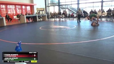 136-142 lbs Round 1 - Tyson Schmitz, Clear Creek-Amana vs Jude Blackley, Iowa City, West