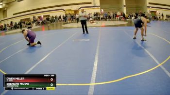 285 lbs Champ. Round 2 - Owen Miller, Albion vs Brendan Mahar, Cornerstone