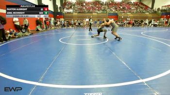 155 lbs Consi Of 8 #2 - Paxton Albright, Owasso High School vs Abel McKnight, Glenpool