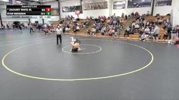 165 lbs Champ. Round 2 - Zachary White Jr., Manchester vs Ryan Bergman, Wisconsin-Oshkosh
