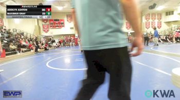 85 lbs Consi Of 8 #1 - Addilyn Ashton, Bartlesville Wrestling Club vs Maximus Gray, Division Bell