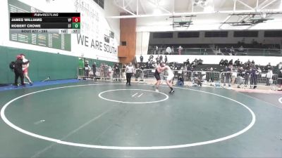 285 lbs 3rd Place Match - Robert Crowe, South Torrance vs James Williams, Villa Park