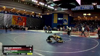 106 lbs Cons. Round 1 - Franco Furfaro, DePaul Catholic vs Vince Von Bernewitz, Great Bridge