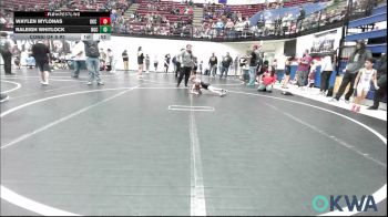 52 lbs Consi Of 8 #2 - Waylen Mylonas, OKC Saints Wrestling vs Raleigh Whitlock, Norman Grappling Club