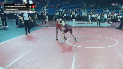 120 lbs Round Of 16 - Josiah Martins Semedo, New Bedford vs Logan Souza, Whittier