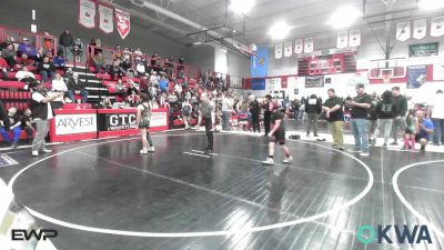 95 lbs Rr Rnd 2 - Audrey Hembree, Wyandotte Youth Wrestling vs Chevy LamHo, Wagoner Takedown Club