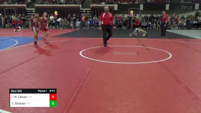 86 lbs Cons. Round 4 - Nikita Ceban, Kalispell Wrestling Club vs Tayden Shooter, Browning Indians Wrestling