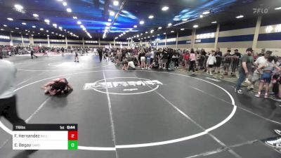 116 lbs Consi Of 8 #1 - Francisco Hernandez, Bullard Wrestling Academy vs Elias Begay, Cardinals